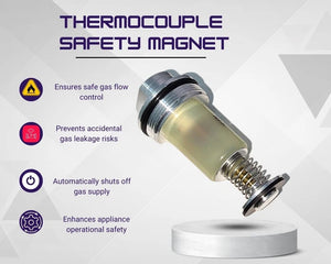 Minisit 710 Gas Valve Magnet M9 Thermocouple – High-Quality Replacement