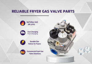 "Robertshaw Millivolt LPG Valve Replacement for Imperial, Pitco fryers