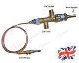 Unique 1/4'' Inlet Outlet Gas Control Valve With FFD