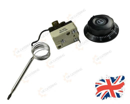 UNIVERSAL BAIN MARIE HOT CUPBOARD TEMPERATURE CONTROL THERMOSTAT KIT30-90°C 16A