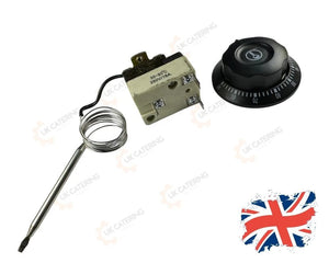 UNIVERSAL BAIN MARIE HOT CUPBOARD TEMPERATURE CONTROL THERMOSTAT KIT30-90°C 16A
