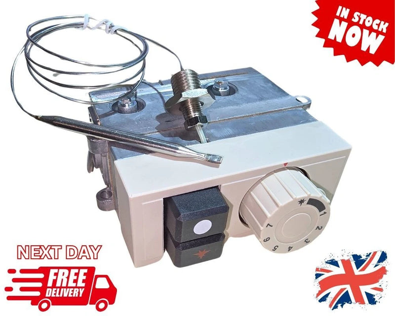 710 MINI-SIT 0.710.740 FRYER THERMOSTATIC GAS VALVE 120-200°C THERMOSTAT & GLAND