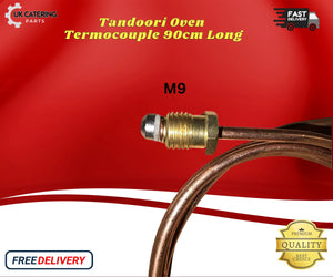 900mm Thermocouple with Locking Nut for Tandoor Clay Oven Shaan Shahi Tandoori