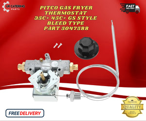 P5047588 Pitco Gas Fryer Thermostat 35C+ 45C+ GS Style Bleed Type 5047588
