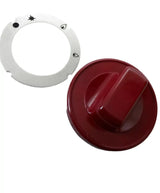 Shaan Tandoori 70mm Round Red Control Knob for PEL 20, 21, 21S Gas Control Valve