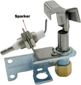 3 WAY WING TYPE PILOT FLAME WITH IGNITOR ELECTRODE FOR PITCO IMPERIAL GAS FRYER