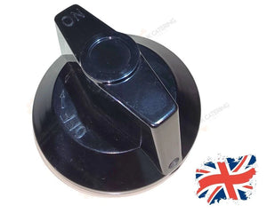 Universal HOBART WOLF Gas Chargrill Black On/Off Replacement Control Knob