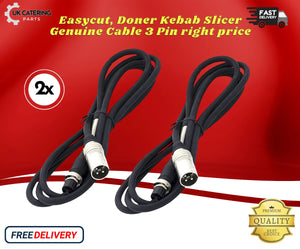 2X Original Easycut, Doner Kebab Slicer Genuine Cable 3 Pin Cutter right price