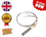 2 x THERMOPILE BLUE SEAL 018093 SHIELDED ARMOURED FITS GT45 GT46 GT60 GAS FRYER