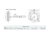 THERMIS Capillary thermometer TTK2440 (0-500°C) | Temperature display