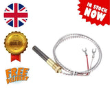 2 x THERMOPILE BLUE SEAL 018093 SHIELDED ARMOURED FITS GT45 GT46 GT60 GAS FRYER