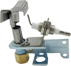 Zabeto Gas Frying Furnace Fire Component with Ignition Needle & Bracket, Pilot