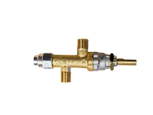 Gas Control Valve fits in Gas BBQ Heaters etc 1/4'' Inlet Outlet