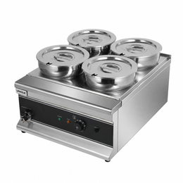 Unique 4 Pot Electric Bain Marie – 4 x 8.5L Stainless Steel Pots